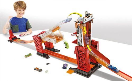 HOT WHEELS TRACK BUILDER Zestaw most kaskaderski na Arena.pl