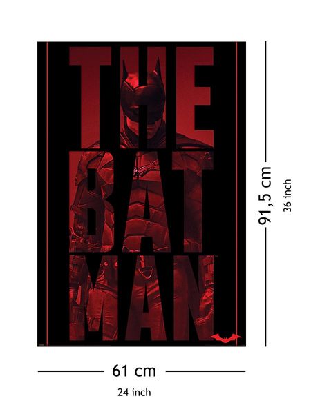 The Batman Type Cut Away - plakat 61x91,5 cm zdjęcie 2