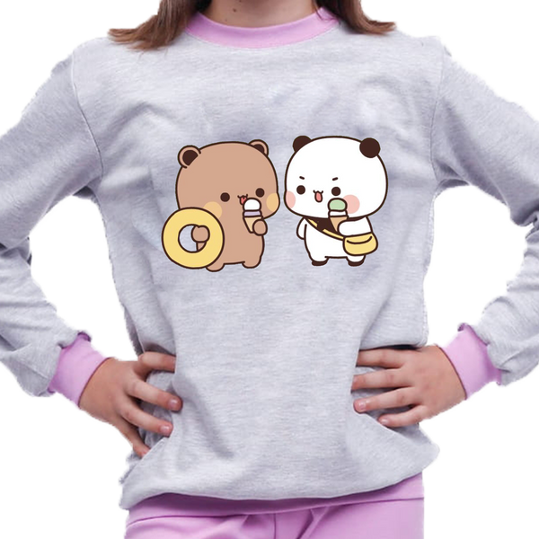 Piżama dziecięca Bubu Loves Dudu zdjęcie 1