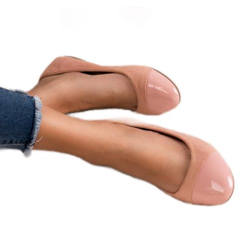 Modne Pudrowe Balerinki r.40 na Arena.pl