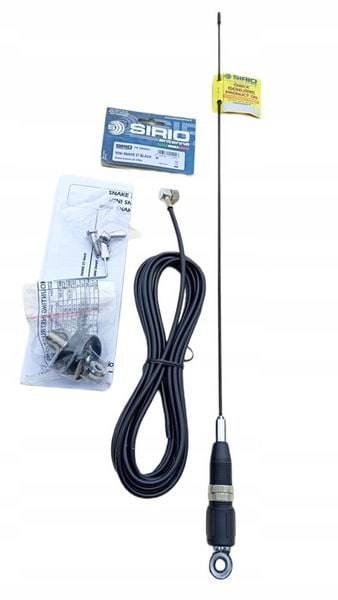 ANTENA CB SIRIO MINI SNAKE CZARNA 65cm zdjęcie 2