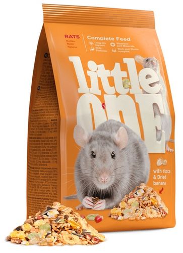 Kompletna karma z dodatkiem witamin i minerałów dla szczura Little One 900g na Arena.pl