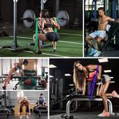 Zestaw 4 Gum Oporowych Do Ćwiczeń Gumy Powerband