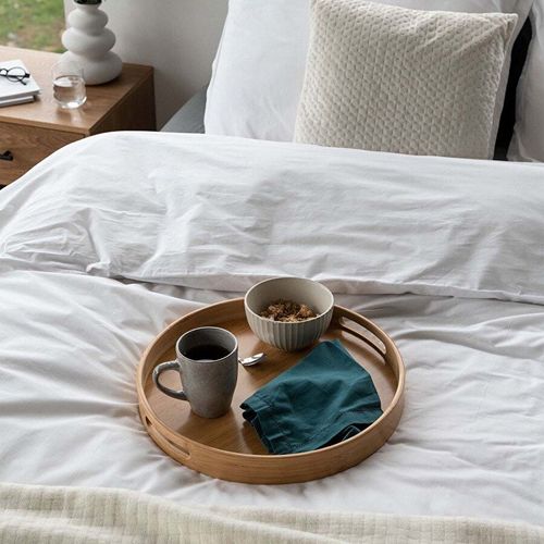 Taca krągła bambusowa 40cm na Arena.pl