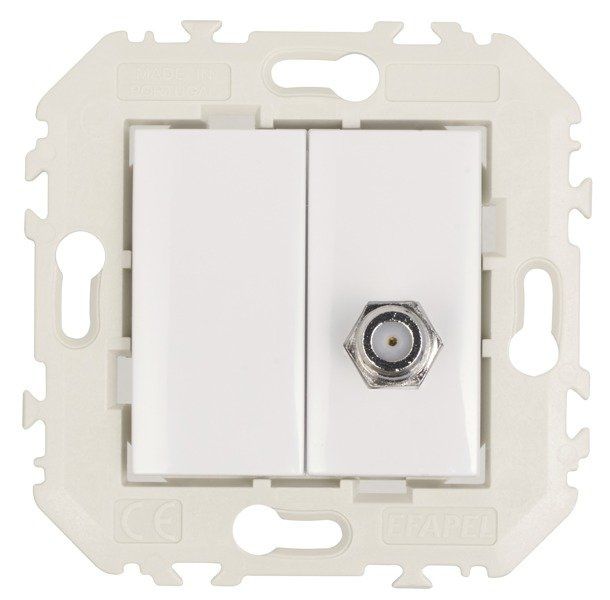 Efapel Quadro45 gniazdo rtv 45979 KWBR zdjęcie 1