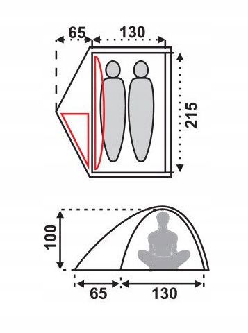 FJORD NANSEN Namiot 2-osobowy Lima II na Arena.pl