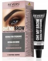 revers henna pro colors do brwi grafit zestaw 15 aplikacji