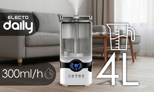 NAWILŻACZ POWIETRZA DYFUZOR JONIZATOR 4L AROMATERAPIA PILOT + 12 na Arena.pl