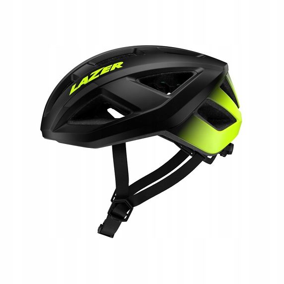 Kask Rowerowy Szosowy LAZER Tonic Czarny Mat z Żółtym roz M 55-59cm 240gr zdjęcie 8