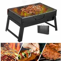 GRILL PRZENOŚNY BBQ walizka TURYSTYCZNY WĘGLOWY