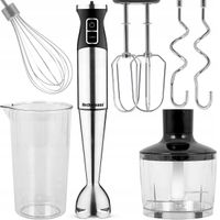2X BLENDER RĘCZNY MOCNY 1200W WIELOFUNKCYJNY MIKSER ZESTAW TURBO PREMIUM 6W