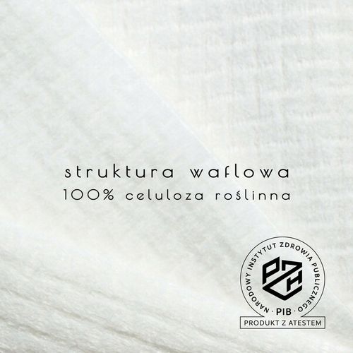 JEDNORAZOWE RĘCZNIKI DO TWARZY 80 szt. - TOWL WAFFLE na Arena.pl