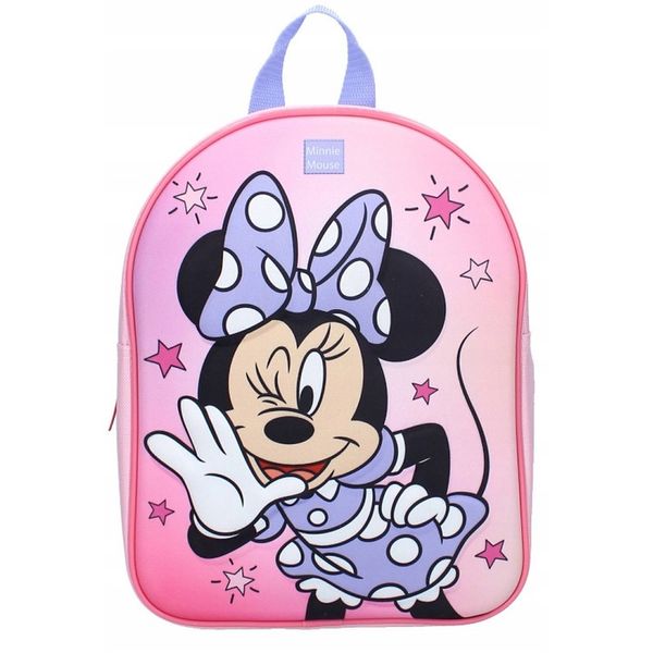 VADOBAG MAŁY PLECAK PRZEDSZKOLNY DLA DZIECI MYSZKA MINNIE MOUSE NADRUK 3D zdjęcie 2