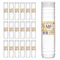 Wkłady do Zniczy 20 SZTUK parafinowe 6 DNI 23 cm parafina CAŁOROCZNE