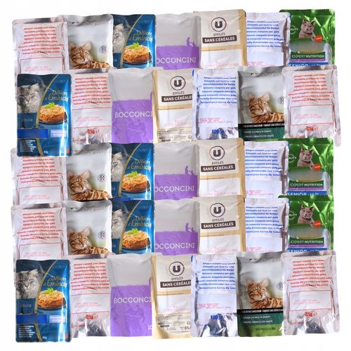 Karma mokra dla kota Saszetka Mix Smaków Wielka Paka Dla Kociaka 50 szt. na Arena.pl