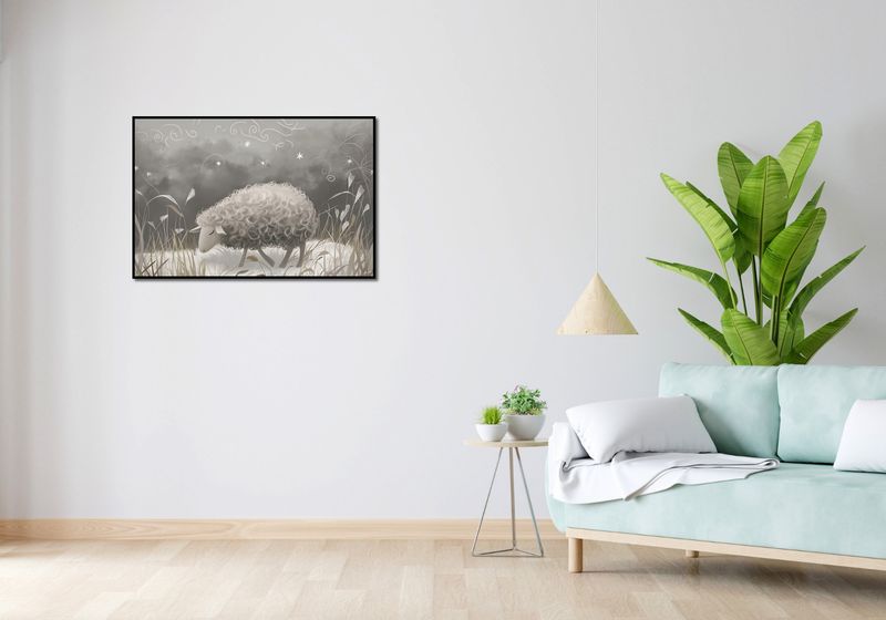 Plakat 91,5x61cm Bujna Owca zdjęcie 4