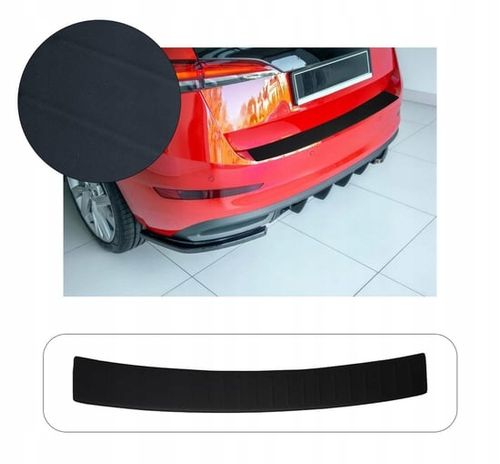 SKODA SCALA 2020 Listwa Nakładka na Zderzak Tylni Czarna ABS na Arena.pl