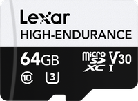 Karta Lexar microSDXC High-Endurance UHS-I/U3/10 R100/W35 (V30) 64GB
