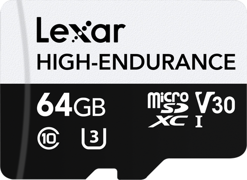 Karta Lexar microSDXC High-Endurance UHS-I/U3/10 R100/W35 (V30) 64GB na Arena.pl