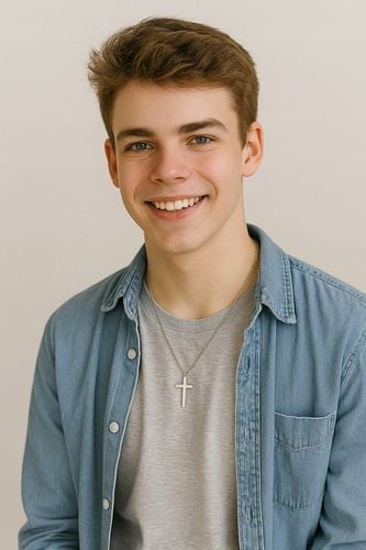 SREBRNY ŁAŃCUSZEK Z KRZYŻYKIEM POLEROWANA STAL CHIRURGICZNA + SZKATUŁKA na Arena.pl