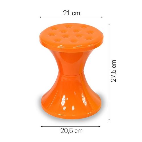 Krzesło krzesełko dziecięce taboret dziecięcy do ogrodu Pomarańczowe UC824008-02 na Arena.pl