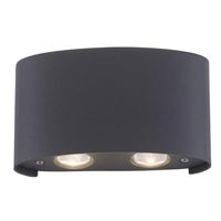 Elewacyjna lampa ogrodowa Carlo LED 3,2W outdoor grafitowa