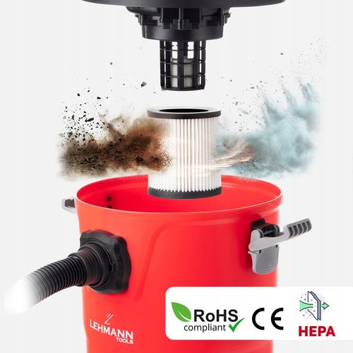 ODKURZACZ PRZEMYSŁOWY BEZWORKOWY GNIAZDO Z OTRZĄSACZEM PYŁU GIPSU na Arena.pl