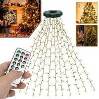 OŚWIETLENIE CHOINKOWE Z PIERŚCIENIEM, 2M, 400 DIOD LED, LAMPKI CHOINKOWE