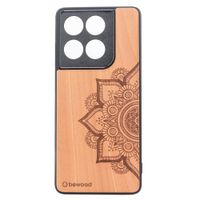 Drewniane Etui Bewood do Motorola Edge 60 / 60 Fusion 5G MANDALA JABŁOŃ
