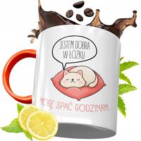 Kubek Pomarańczowy Zabawne Śmieszne Na Prezent