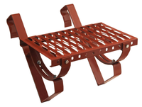 Kompletna ława kominiarska 80cm TECTO z dwoma wspornikami typu LN1 Cegła