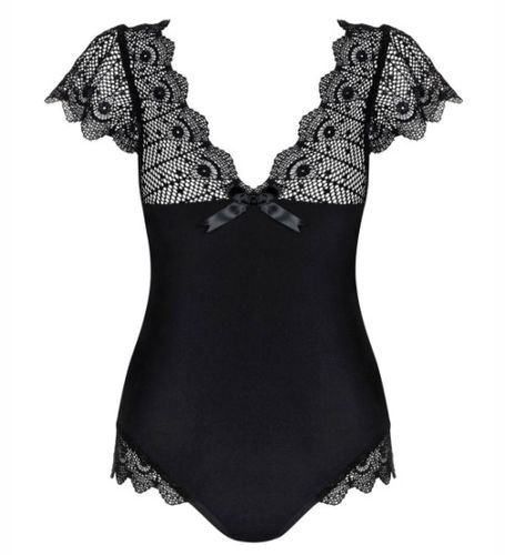 Czarne koronkowe body S/M na Arena.pl