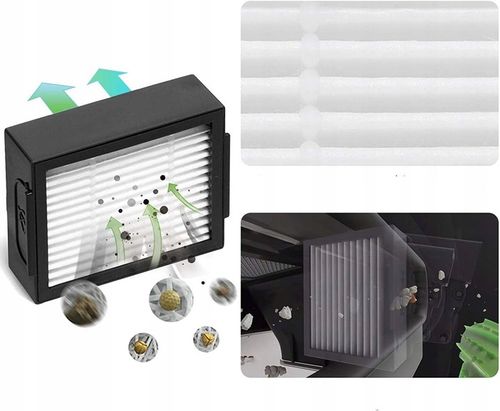 Zestaw do iRobot Roomba E5 E6 E7 I7 fi3+ i4+ i6+ i8+ e6 j7+ filtry szczotki na Arena.pl