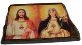 Ikona Serce Jezusa - Serce Maryi