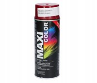 lakier akrylowy czerwony bardzo ciemny połysk maxicolor ral3005 400ml motip