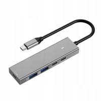 HUB USB 3.2 Adapter Rozdzielacz Rozgałęźnik 4xUSB 10Gb/s ŁADOWANIE 5V/3A