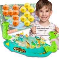 WOJNA DINOZAURÓW GRA ZRĘCZNOŚCIOWA RODZINNA ZABAWKA NA PREZENT OD MIKOŁAJA