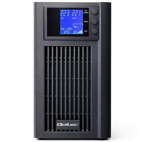 Qoltec UPS 3kVA 2400W Pure Sine Wave AVR LCD na Arena.pl