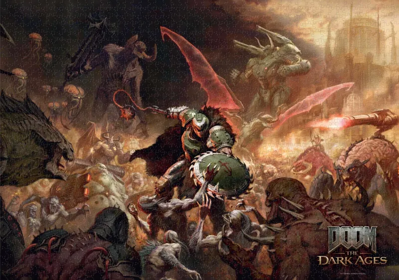 Puzzle 1000 elementów. Doom. The Dark Ages. Slayer's Rage zdjęcie 8