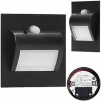 Lampka Schodowa LED z Czujnik Ruchu Oświetlenie Schodowe 12V ZIMNA 6000K