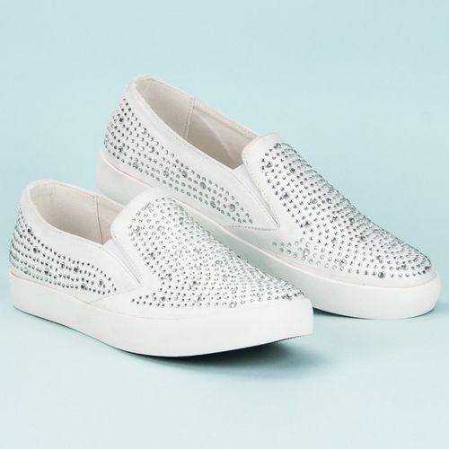 Białe trampki slipony r.41 na Arena.pl