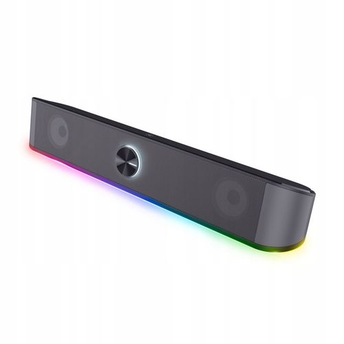 GŁOŚNIK SOUNDBAR KOMPUTEROWY PC RGB LED 12W GAMINGOWY STEREO na Arena.pl
