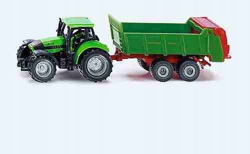 SIKU TRAKTOR Z PRZYCZEPA 1673 zdjęcie 1
