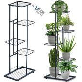 Kwietnik Metalowy 5-poziomowy Piętrowy Stojak na Doniczki Rośliny Kwiatki