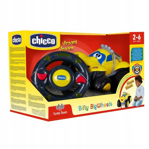 ZDALNIE STEROWANY SAMOCHÓD AUTO RC BILLY Z KIEROWNICĄ CHICCO ŻÓŁTY na Arena.pl