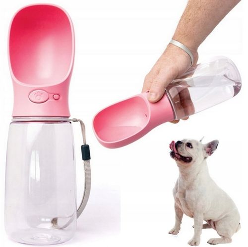 BUTELKA NA WODĘ DLA PSA BIDON POIDŁO MISKA 0,5L PRZENOŚNA SPACER TURYSTYCZN na Arena.pl