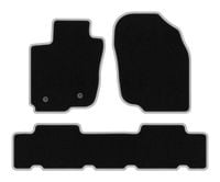 Dywaniki welurowe CARLUX-SILVER czarne do Toyota RAV4 III 2006-2013