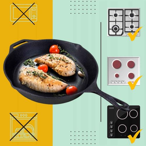 patelnia żeliwna hage 31cm z uchem indukcja na Arena.pl