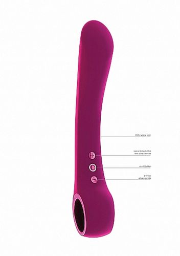 Ombra - Bendable Vibrator Punkt G - Pink na Arena.pl