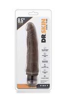 Dr. Skin Cock Vibe 7Inch Chocolate
